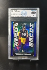P10 Gem 10 2024 Prestige #PH-TWT TJ WATT Blue Xtra Points Pittsburgh Steelers - Picture 1 of 2
