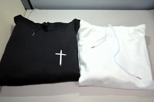 NEW GOD SCRIPTURES HOODIE JACKETS - LARGE - BRAND NEW - Picture 1 of 4