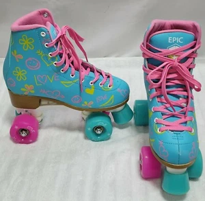 Epic Skates Splash Quad Roller Skates Blue Ladies 5 - Picture 1 of 5