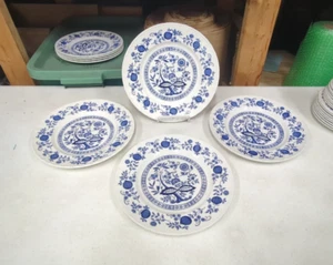 Wedgwood Blue Heritage 10 Zoll Teller ~ 4er Set - Bild 1 von 4