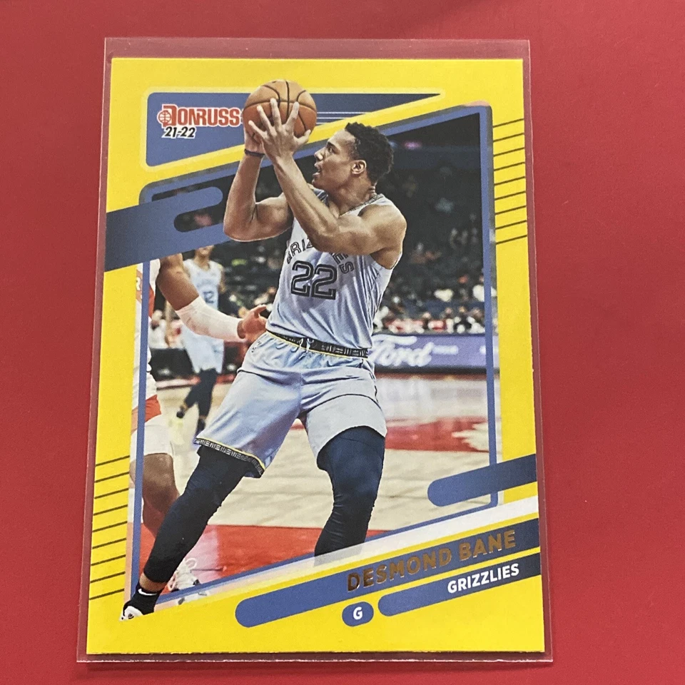 2021-22 Donruss Desmond Bane Yellow Parallel #44 GRIZZLIES - Image 1 of 2