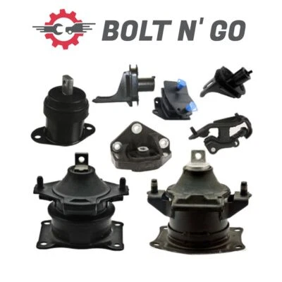 Motor de motor y transmisión hidráulico de 8 piezas con pasador de vacío para Acura TL 04-06 3,2 L Foto 1 de 4