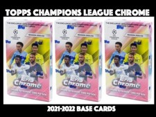 TOPPS CHAMPIONS LEAGUE CHROME 2021-2022 21/22 BASE CARDS