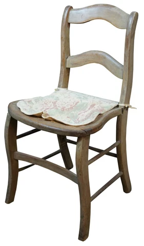 Antique Victorian Walnut Cane Seat Cushion Accent Side Chair Serpentine Back Cover