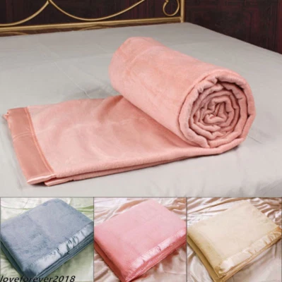 Luxury Blanket Velvet Mulberry Silk Blankets Limited Stock Health Care Bed Cover - Image 1 of 4