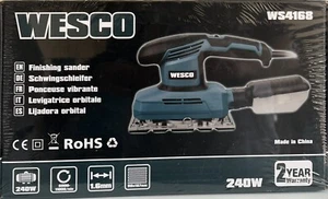 WESCO WS4168 240W 1/3 Sheet Sander with Aluminum Base, 11000RPM 7 Variable Speed - Picture 1 of 1