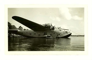1940s PAN AM CALIFORNIA CLIPPER NC18602 BOEING 314 FLYING BOAT IN HAWAII PHOTO - Picture 1 of 2