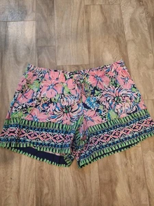 Lilly Pulitzer Katia Women's Shorts 5" High Tide, Size Small - Picture 1 of 3