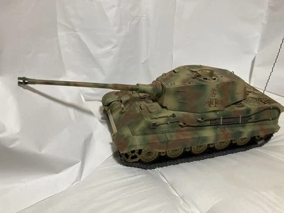 Tamiya 1/16 RC King Tiger Tank w/ JR Radio, Serviced, Tested, Japan - Image 1 of 4