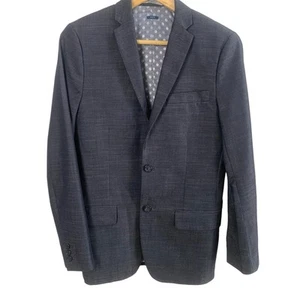 Perry Ellis Size 36 Regular Slim Fit Sport Coat Blazer Jacket Charcoal Gray - Picture 1 of 11