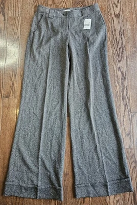 NWT CAbi Women's Gray  Sailor Pants Size 8 Wide Leg Casual #650 - Image 1 of 4