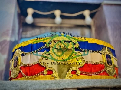 Canelo vs Crawford Ring Magazine Boxing Replica Title Belt 4MM - Image 1 of 4