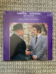 Rubinstein Barenboim, “Beethoven Concerto No. 2” LP 1983 RCA ARL1-4711 SEALED EX - Picture 1 of 11