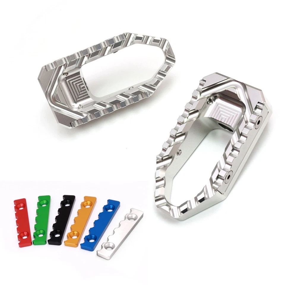 TRC Passenger Rear Silver Wide Foot Pegs For HONDA CB1100N /ABS 2017-2018 Foto 1 de 4