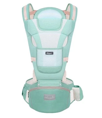 Portabebés Ergonómico con Asiento de Cadera Taburete Envolvente Ajustable Eslinga Alta Calidad  Foto 1 de 3