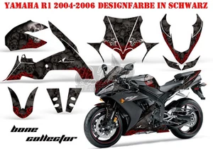 KIT GRÁFICO DE DECORACIÓN DE CARRERAS AMR YAMAHA YZF R1, XT 1200 TENE Z/ZE COLECCIONISTA DE HUESOS B - Imagen 1 de 6