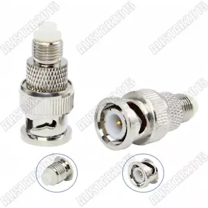 10x Adapter BNC Plug Male to FME Jack Female Straight BNC to FME Radio Connector - Picture 1 of 5
