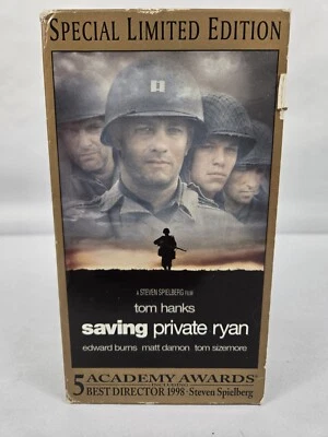 Saving Private Ryan VHS 1999 Special Limited Edition 2-Tape Set Tom Hanks - Image 1 of 4