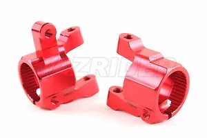 Jazrider Aluminum Steering Knuckle Carriers Front C-Hubs (Red)For Axial SCX10 II - Picture 1 of 1