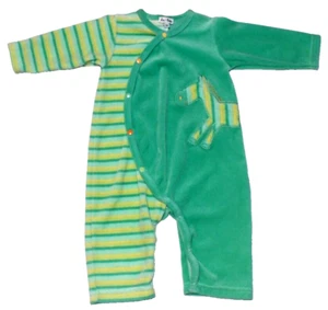NWT Baby Infant Long Sleeve Jump Suit Romper Size 9 Months Sea Green & Yellow - Picture 1 of 22
