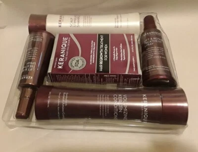 Nuevo kit de sistema de lujo para rejuvenecimiento del cabello Keranique de 60 días + bonificación  Foto 1 de 4