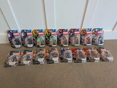 Marvel Universe 3.75" 16 Figure Lot Archangel Vision Juggernaut Thanos Hawkeye - Image 1 of 4