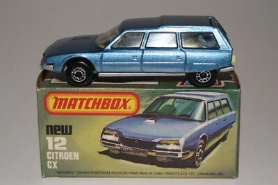 MATCHBOX SUPERFAST #12 CITROEN CX STATION WAGON, YELLOW INT., EXCELLENT, BOXED - Image 1 of 4
