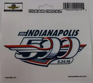 2015 Indianapolis 500 Event Collector Decal Indy 500 Grand Prix of Indianapolis - Picture 1 of 6