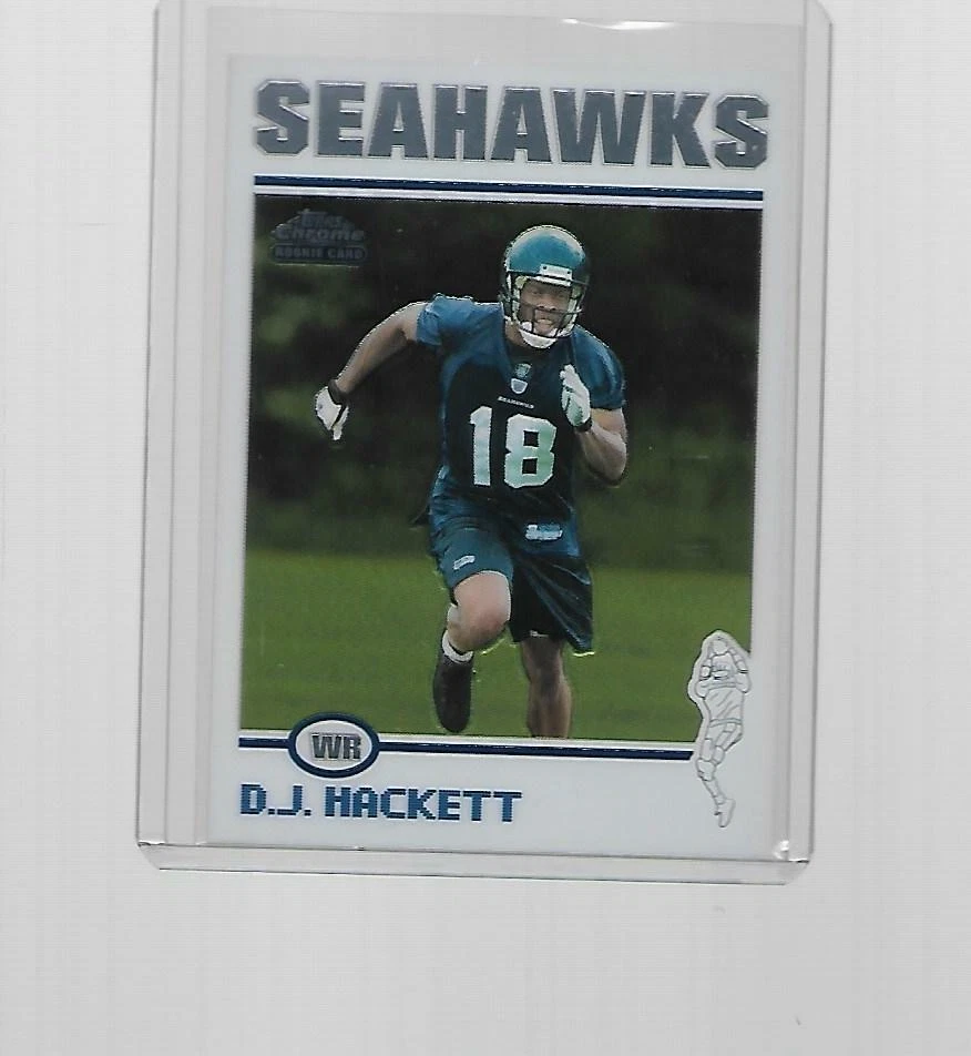 2004 TOPPS CHROME FOOTBALL D.J. HACKETT ROOKIE SHORTPRINT #219 - Image 1 of 1