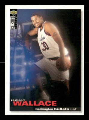 1995-96 Collector's Choice #239 Rasheed Wallace - Image 1 of 2