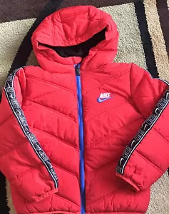 Nike  Boy’s Winter Red Coat  Size 7 NWT $110 - Picture 1 of 12