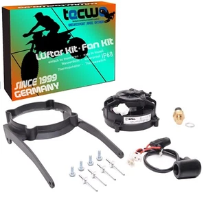 Juego de 4 TAKT SPAL radiador ventilador - KTM HUSQVARNA 2004 a 2016 - sensor de temperatura - Imagen 1 de 10