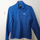 The North Face 1/4 Heavyweight Sweater Zip Fleece Jacket Mens Small Blue