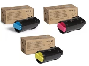 Set 3 Toner Xerox Originali Sigillati 106R03916 106R03917 106R03918 Extra HY C600 - Foto 1 di 1