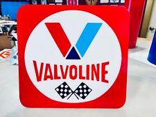 Handmade VTG Style 11" Acrylic Valvoline Sign - FREE Ship-Also Avail As A Clock