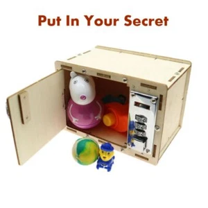 Educational Toys Mechanical Password Box Wooden Safe Box Children - Picture 1 of 4