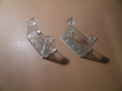 Lego 2x Windschutzscheibe 2x4x2 schräg 3823 transparent klar et93 - Bild 1 von 2