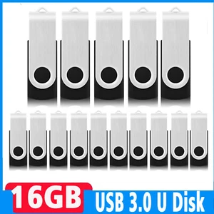 Lot 1 5 10 16GB USB 3.0 Swivel Flash Drives Memory Sticks Thumb Pen Drive U Disk - Picture 1 of 19