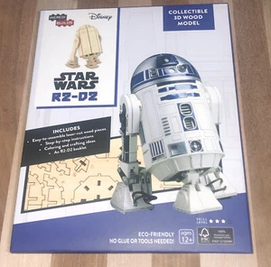 Star Wars R2-D2 IncrediBuild Collectible 3D Wood Model Laser Cut Loot Crate NEW - Picture 1 of 6
