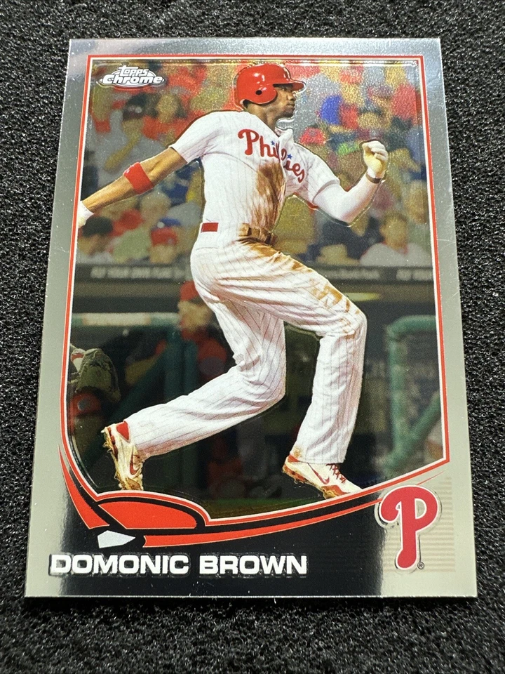 DOMONIC BROWN #215 2013 Topps Chrome Baseball QTY Philadelphia Phillies - Image 1 of 2