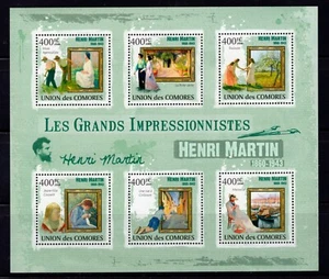 COMOROS - 2009 Impressionisti - Henri Martin, 1860-1943 M2358 - Foto 1 di 1