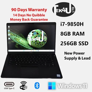 Dell Latitude 5401 14" i7-9850H - 8GB - 256GB M.2 SSD - Good Battery & Condition - Picture 1 of 6