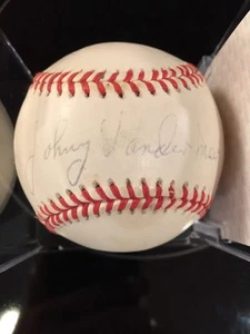 Johnny Vander Meer Signed/Autograph Reds 2 no Hitters 1938 Baseball PSA/DNA COA - Picture 1 of 4