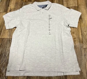 Cuffy's Cape Cod Polo Shirt XL Light Heather Gray Short Sleeved New NWT - Picture 1 of 2