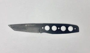 Vtg Boker Solingen 440 C Fixed Blade Knife Germany Black - Picture 1 of 4