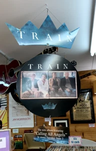 Train Promo Only Record Store Display Mobile Calling All Angels Pat Monahan 2003 - Picture 1 of 2