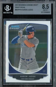 BGS 8.5 AARON JUDGE 1st 2013 Bowman Chrome Draft Picks & Prospects RC NM-MINT+ - Picture 1 of 2