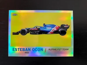 2021 Topps Chrome Formula 1 1961 Topps Sports Cars Esteban Ocon #T61-EO - Picture 1 of 2
