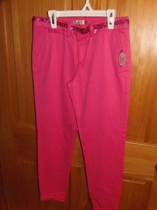 S.O. - GIRLS - PANTS - CHINO - PINK - SIZE 14 (GRN-201-8) - Picture 1 of 4