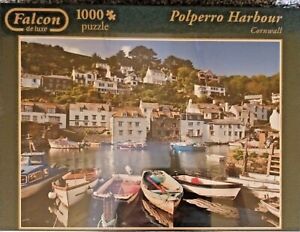 RARE - Falcon Delux Jigsaw 1000 Piece - Polperro Harbour Cornwall - NEW & SEALED